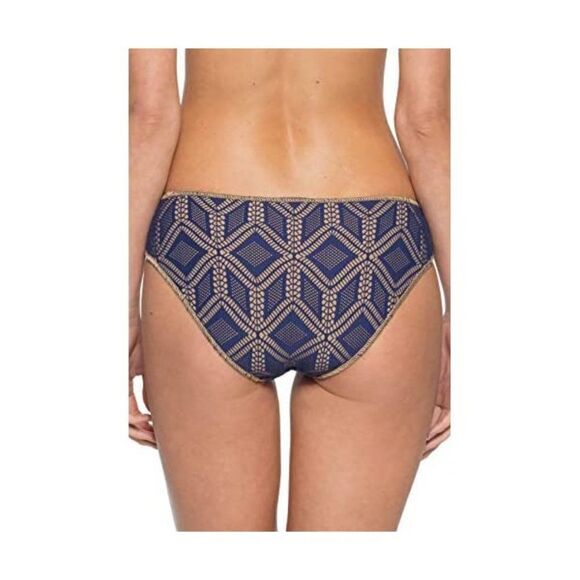 NWOT Becca Blue Crochet Wanderlust Hipster Bikini Bottoms XL - Picture 4 of 9